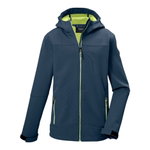 Killtec Softshelljacke KOS 484 (mit Kapuze, winddicht, wasserabweisend) dunkelblau Jungen